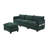 102" Oversized Modular 4-seat Sectional Sofa, Modern Corduroy L-shaped Convertible Couch With Movable Ottoman & Side Pockets, For Living Room & Office-1474642923