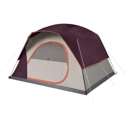 Camping Tent with 5 Minute Setup, 2/4/6/8 Person Weatherproof Tent with Rainfly & Carry Bag, 20% More Headroom Than Traditional Canopies
