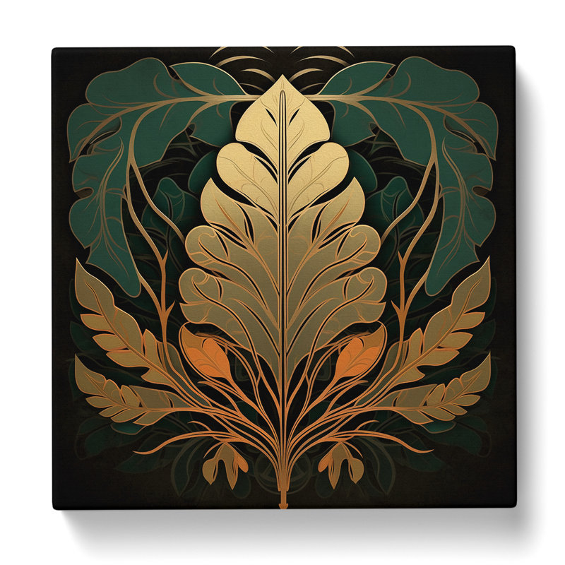 Leaf Art Deco No.2 - Print