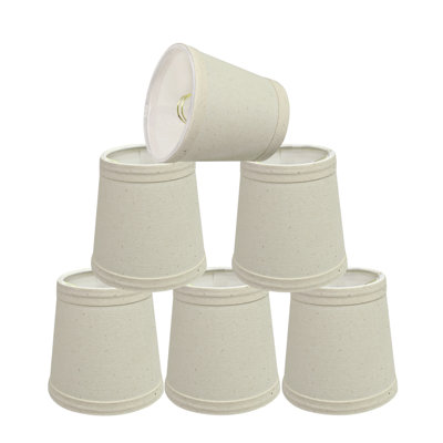 4 in. H Cotton Empire Lamp Shade