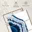 «Blue Amethyst Crystal», reproduction sur toile-484684246