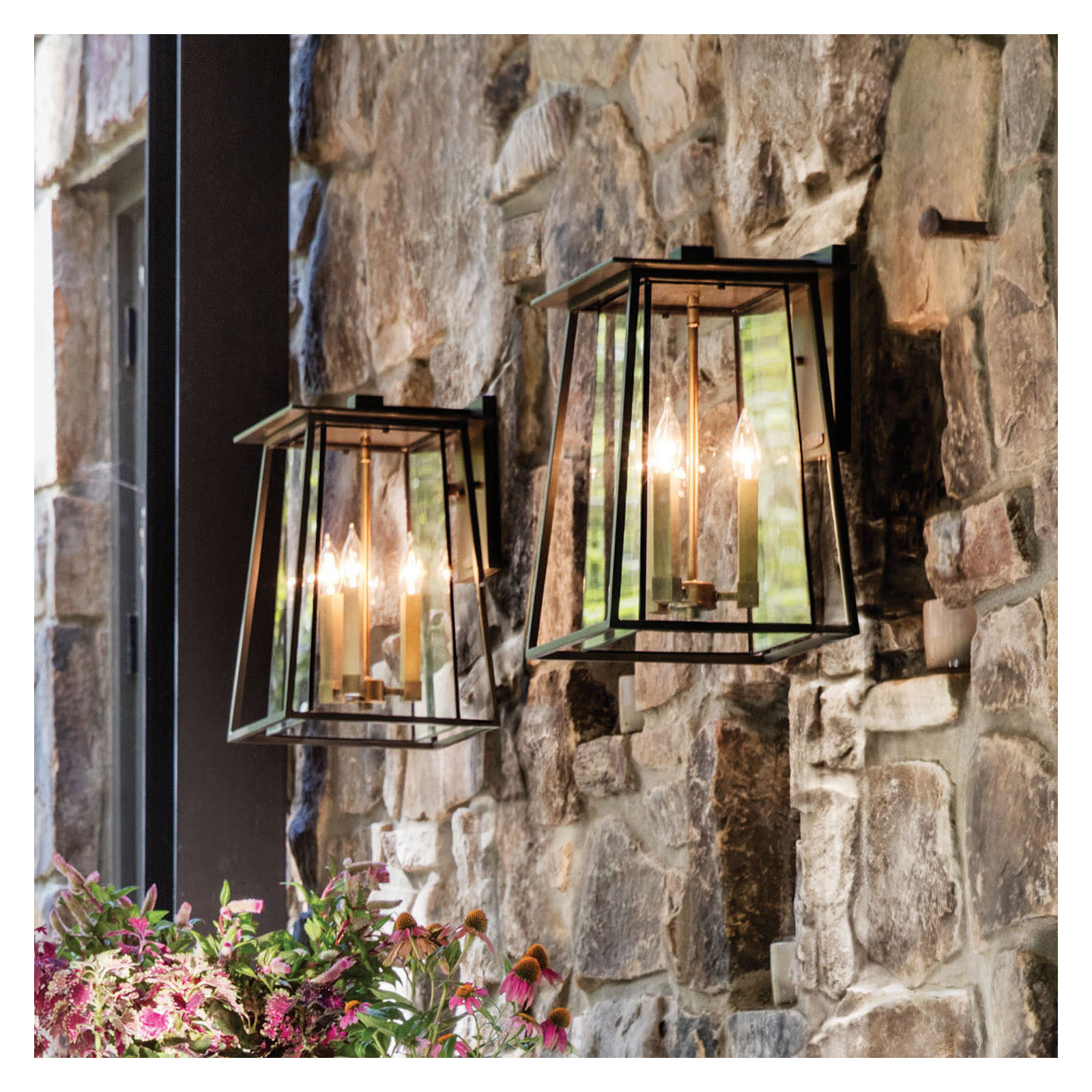 3 Light Bell Outdoor Wall Light