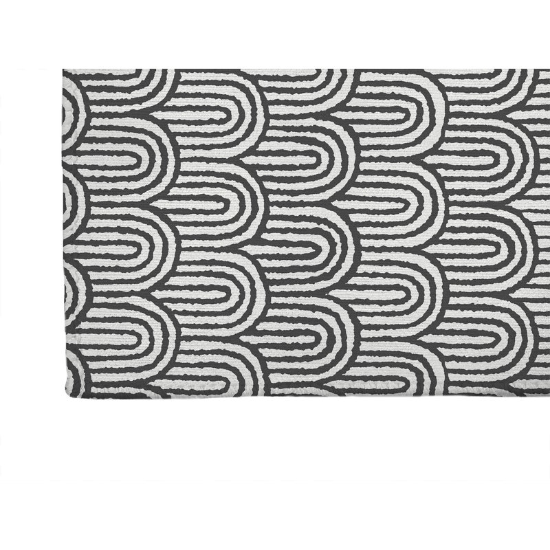 Tapis d'extérieur antidérapant Rolling Hills, Tapis de couloir 2 pi 6 po x 8 pi