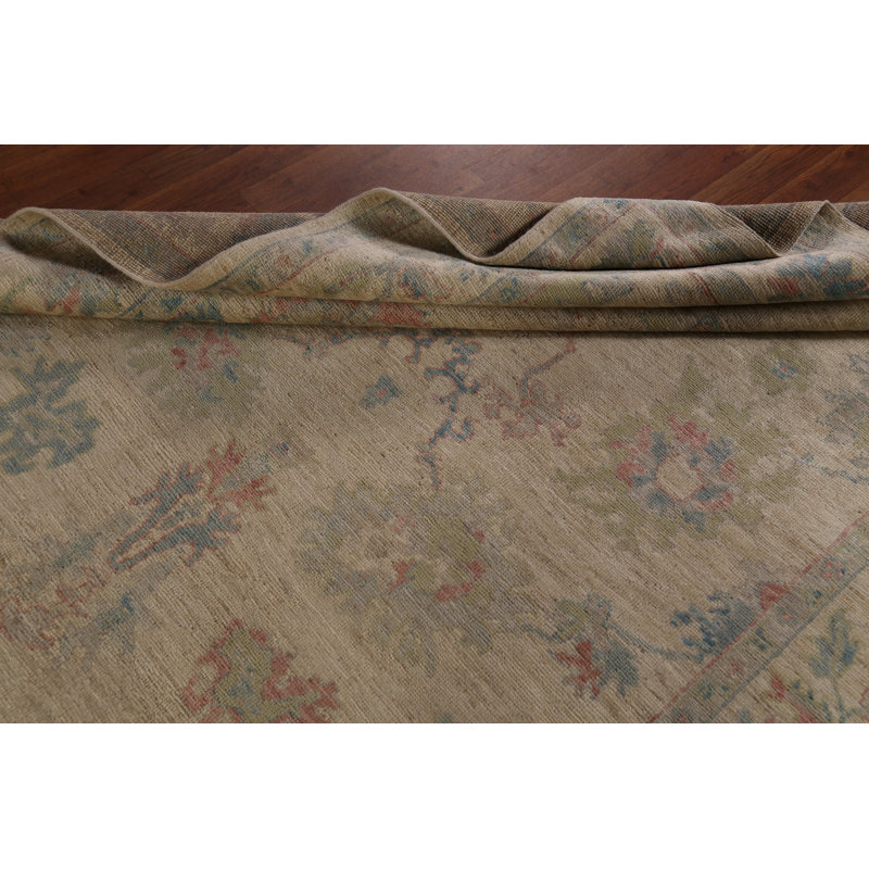 Vegetable Dye Oushak Turkish Area Rug