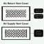Grille en fonte d'aluminium Achtek 6 po x 6 po-102715429-107248014