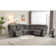6 - Piece Cushion Back Power Reclining Sectional With Adjustable Lumbar Support & Headrest