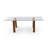 Levante Glass Extendable Table with Wooden Legs-628190400-560646994-560646993