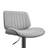 Jaqwon Dark Gray Brown And Black Iron and Faux Leather Adjustable Height Swivel Bar Chair-2132221831