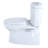 TOTO® Vespin® II Two-Piece Elongated 1.28 GPF Universal Height Skirted Design Toilet with CEFIONTECT, Cotton White-11893642