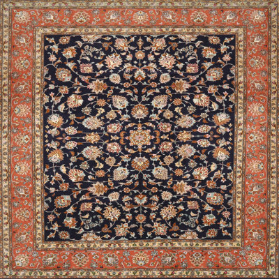 Tapis traditionnel bleu / rouge Fix
