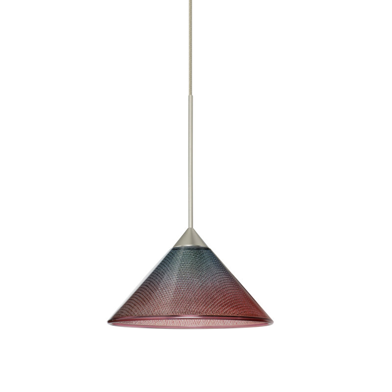 Rodrigues 1 - Light Single Pendant, LED, Satin Nickel, Bi-Color