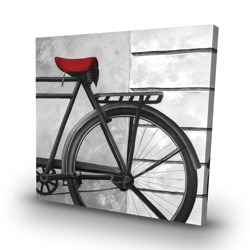 Rear bicycle - 32"x32" art on canvas