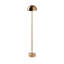 Lampe sur pied Elegant Gold, corps en métal, 7,9 po de diamètre x 45,3 po de hauteur | DEL 5 W 3 000 K, 80 IRC | Batterie Li-ion rechargeable, 8 heures de lumière | Design moderne avec interrupteur marche / arrêt | Idéal pour décorer un salon ou une chambre à coucher-1324658409