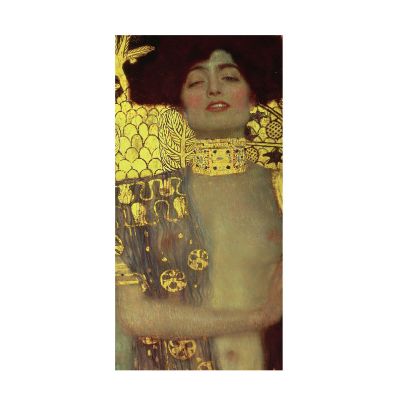 Art mural sur toile tendue - Gustav Klimt «Judith, 1901», art mural pour salon, chambre à coucher ou bureau - 16 x 32