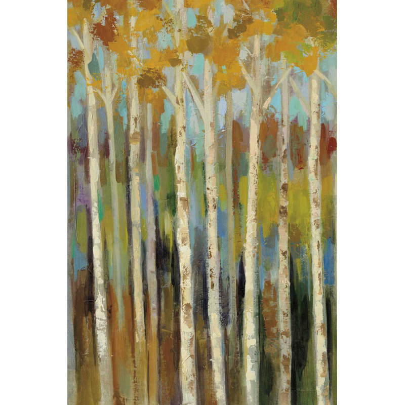 Jeune forêt I, H 18 po x l 12 po x P 1,25 po