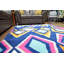 Tapis bleu marine / jaune Petitt-31653892