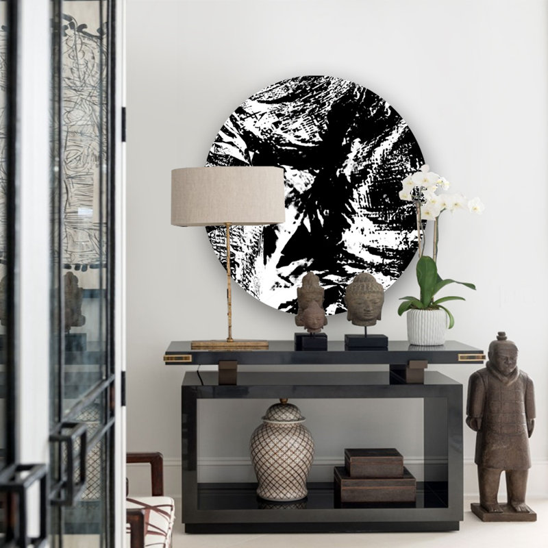 Riot Print, 36" H x 36" W, Metal