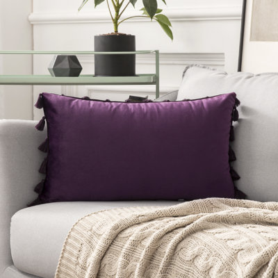 Coussin en velours