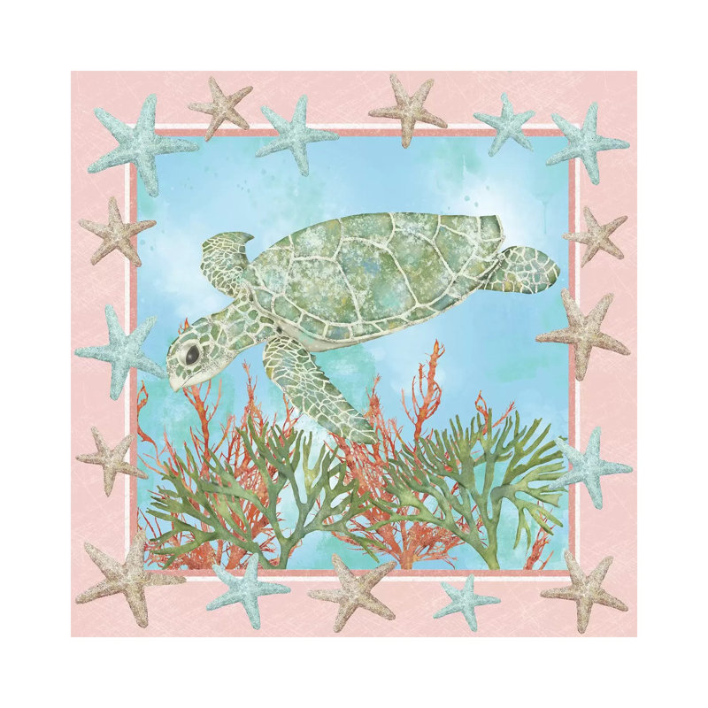 Coastal Life II by Jade Reynolds - Wrapped Canvas Print, 45.72 cm H x 45.72 cm W x 1.91 cm D