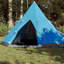 Tente de camping Vidaxl Tipi 4 personnes imperméable-112670465