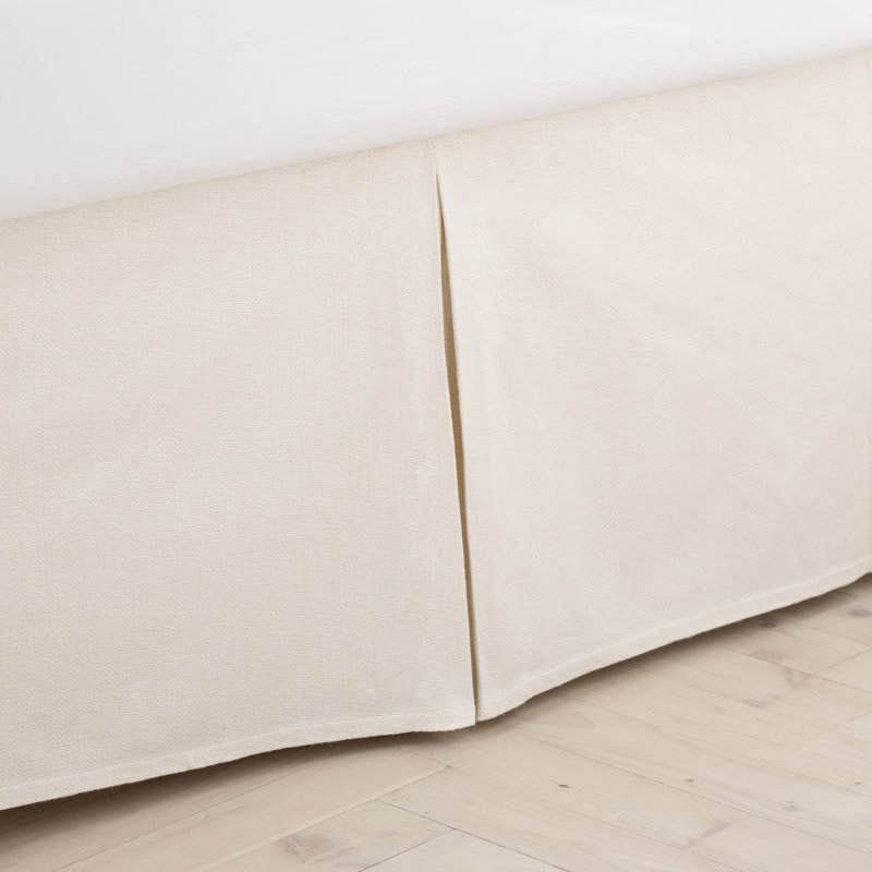 Laurie Tailored Bed Skirt, Ivory