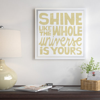 " Shine Like The Whole Universe " by Michael Mullan