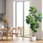 Faux Ficus Tree in Pot and Planter