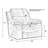Akylah 42" Wide Leather Match Rocker Standard Recliner-48124766