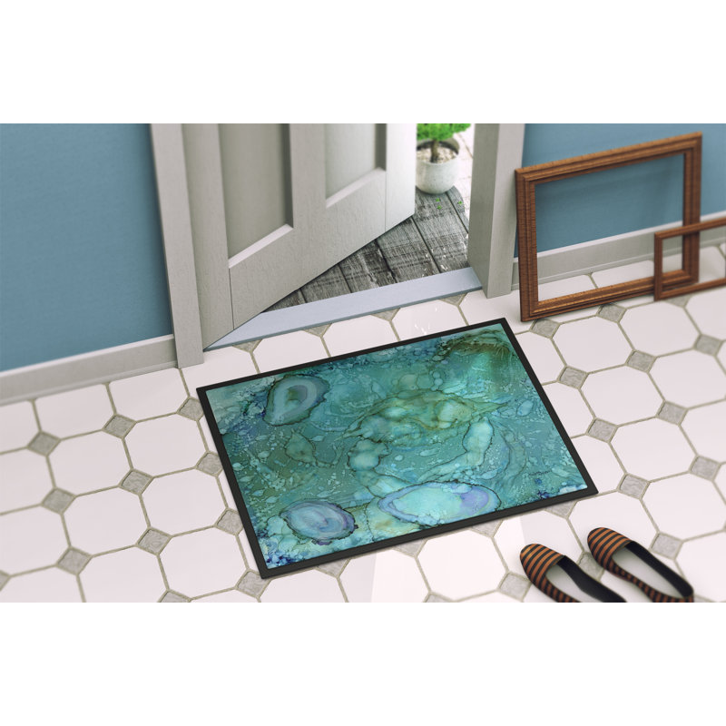 Tapis d'extérieur antidérapant Jaspal, Rectangle 1 pi 6 po x 2 pi 3 po