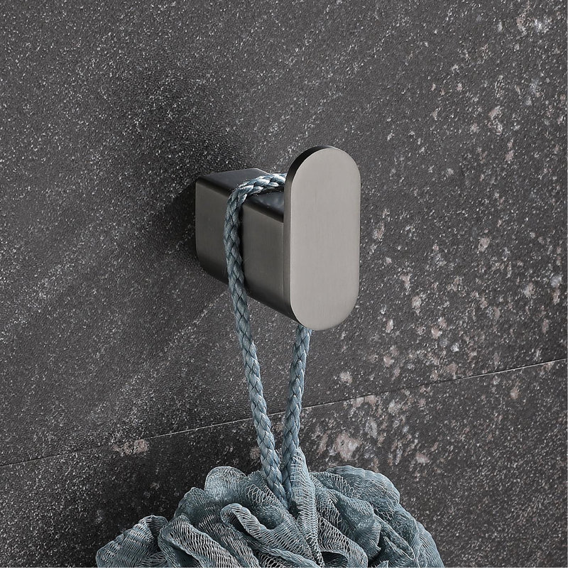 5 Bathroom Hardware Setup Bundle, 304, Strong And Rust-, Modern Style, Effortless Install For Multiple Spaces Configuration Kit, 304 Metal, Tarnish- Finish, Feature, Simple Installation All Places