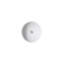 Verticyl Ceramic Vitreous China Circular Undermount Bathroom Sink with Overflow-394437535