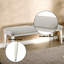 Banc blanc et gris Pearl