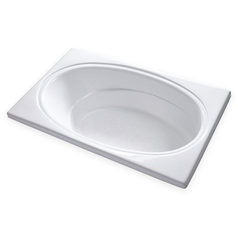 72'' x 42'' Drop-In Soaking Acrylic Bathtub