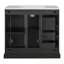 Meuble-lavabo avec lavabo en céramique, tablette réglable et 3 tiroirs-2058397501