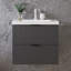 600mm Single Bathroom Vanity with Integrated Ceramic Basin