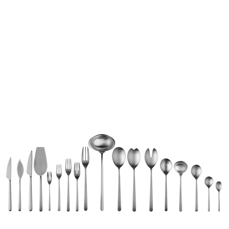 Linea 151 - Piece Stainless Steel Flatware Set - Service for 12, Ice