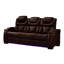 Canapé inclinable en cuir véritable 80 po Akes-100852031