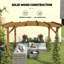 Pergola arquée, treillis de jardin pour l'extérieur