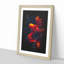 Red Octopus - Picture Frame Graphic Art Print-56857408-56857404