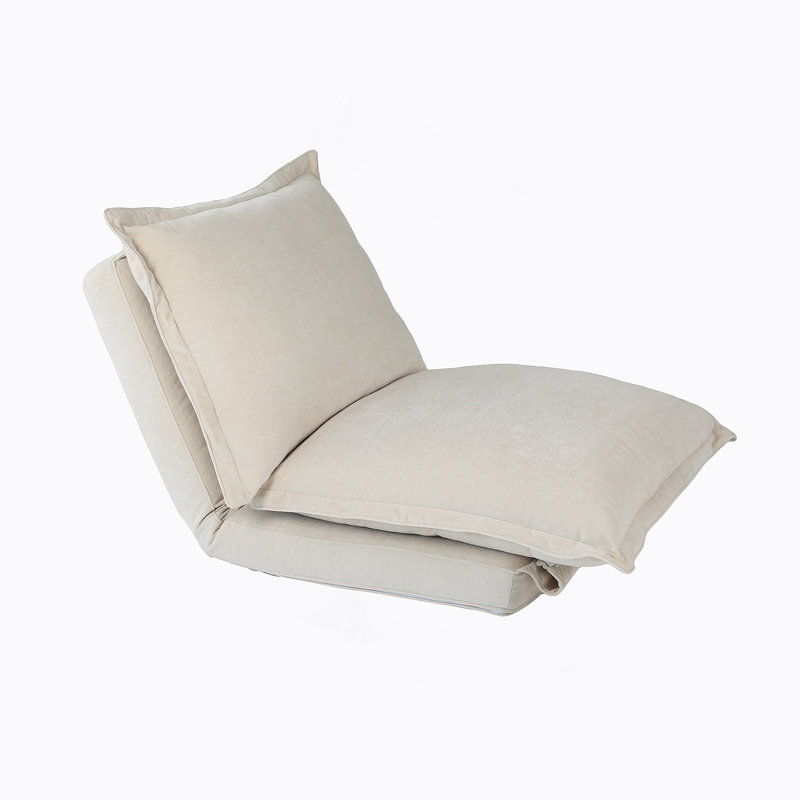 Convertible Flip Chair: A Multi - Functional Floor Sofabed With Adjustable Backrest And Pillows For Compact Living Spaces