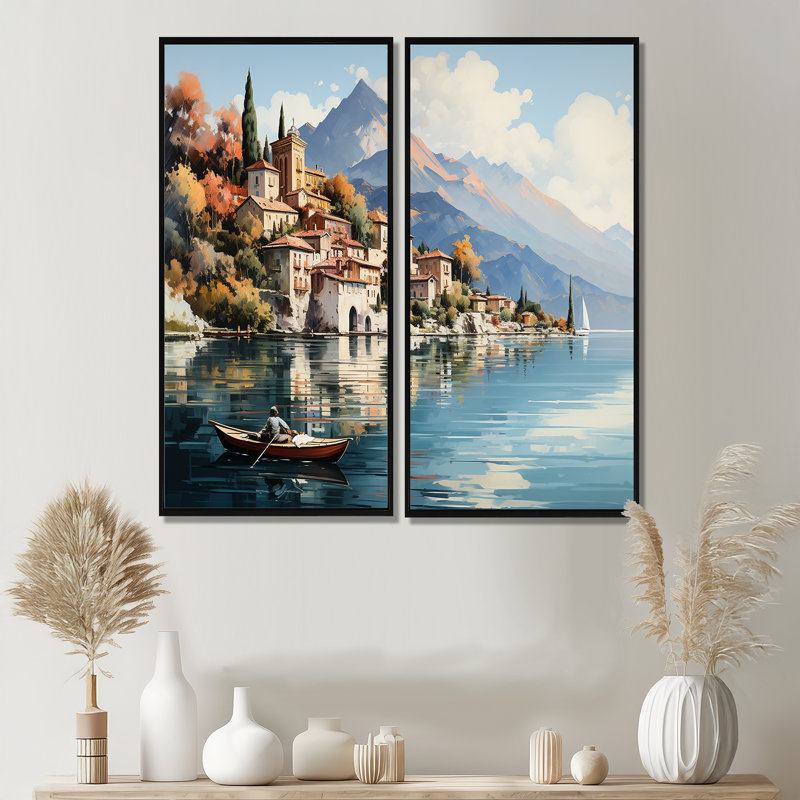 Nimmons - Art mural sur toile traditionnel, 20" H x 24" W, Black, Impression encadrée flottante