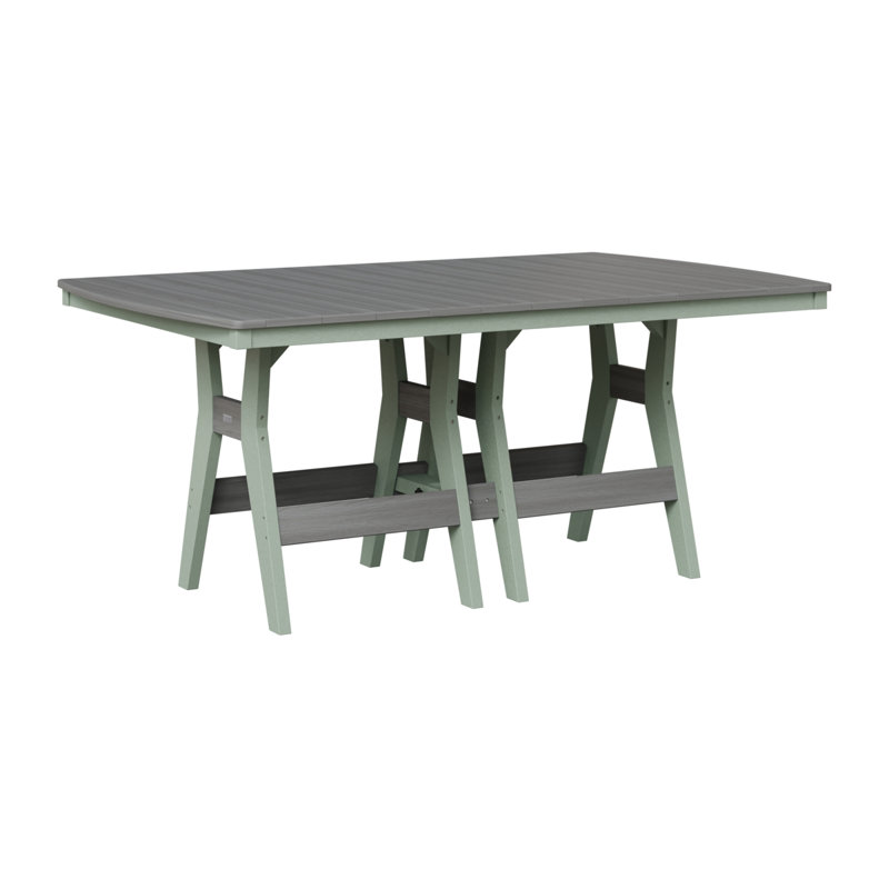 Table de salle à manger rectangulaire 72 po Berlin Gardens Harbor, Écume de mer, écume de mer, H 30,37 po x l 72 po x P 44 po