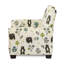 Chaise pour enfant avec repose-pieds et coussin Adela 9