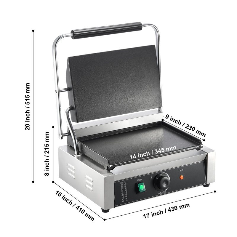 Plaque de cuisson commerciale pour barbecue