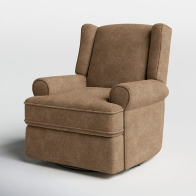 Claudina 33"" Wide Manual Glider Wing Chair Recliner -  Birch Lane™, 611C466413494507BBDF9261F2DB741C