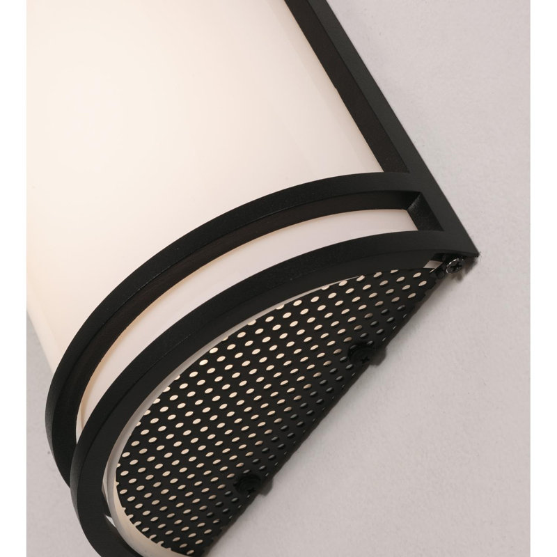 Plafonnier encastré d'extérieur à DEL Ervie, 25W, Noir