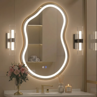 Front & Back LED Anti-Fog Tempered Glass Bathroom/Vanity Mirror