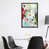 Toile avec cadre noir