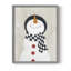 Festive Snowman II, reproduction encadrée - bois massif-580220207-580220212