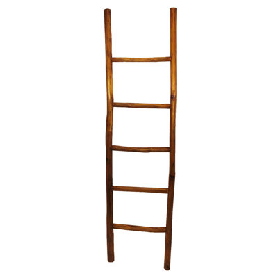 MGP 60" H Teak log ladder (Teak)